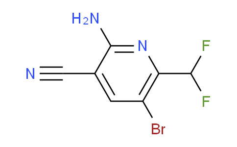 AM135256 | 1805256-68-1 | 2-Amino-5-bromo-3-cyano-6-(difluoromethyl)pyridine