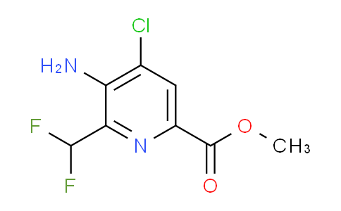 Methyl 3-amino-4-chloro-2-(difluoromethyl)pyridine-6-carboxylate