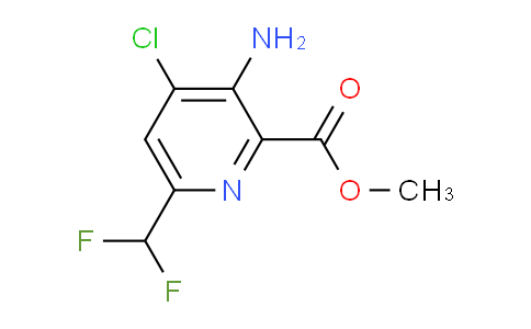 AM135273 | 1805265-46-6 | Methyl 3-amino-4-chloro-6-(difluoromethyl)pyridine-2-carboxylate