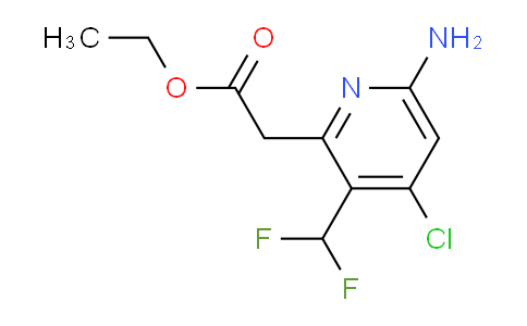 AM135278 | 1806833-19-1 | Ethyl 6-amino-4-chloro-3-(difluoromethyl)pyridine-2-acetate
