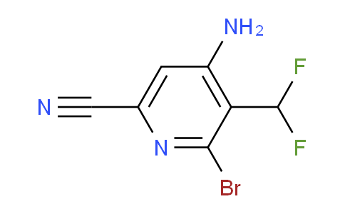 AM135279 | 1805166-82-8 | 4-Amino-2-bromo-6-cyano-3-(difluoromethyl)pyridine
