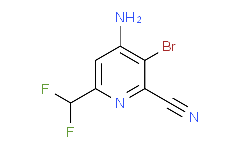 AM135280 | 1806822-36-5 | 4-Amino-3-bromo-2-cyano-6-(difluoromethyl)pyridine