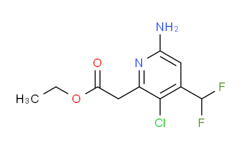 AM135284 | 1805054-67-4 | Ethyl 6-amino-3-chloro-4-(difluoromethyl)pyridine-2-acetate
