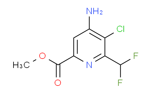 AM135286 | 1805343-87-6 | Methyl 4-amino-3-chloro-2-(difluoromethyl)pyridine-6-carboxylate