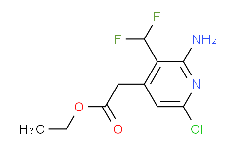 AM135287 | 1806833-31-7 | Ethyl 2-amino-6-chloro-3-(difluoromethyl)pyridine-4-acetate
