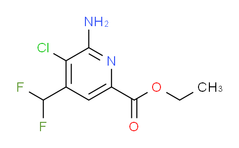 AM135295 | 1805265-67-1 | Ethyl 2-amino-3-chloro-4-(difluoromethyl)pyridine-6-carboxylate