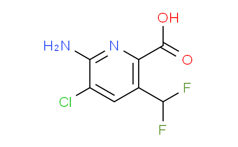 AM135308 | 1804451-49-7 | 2-Amino-3-chloro-5-(difluoromethyl)pyridine-6-carboxylic acid