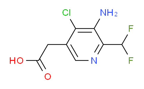 AM135325 | 1805009-49-7 | 3-Amino-4-chloro-2-(difluoromethyl)pyridine-5-acetic acid