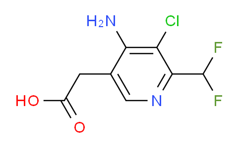 AM135340 | 1805054-40-3 | 4-Amino-3-chloro-2-(difluoromethyl)pyridine-5-acetic acid