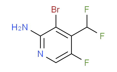 2-Amino-3-bromo-4-(difluoromethyl)-5-fluoropyridine