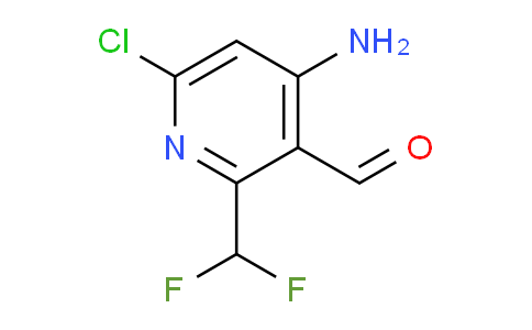 4-Amino-6-chloro-2-(difluoromethyl)pyridine-3-carboxaldehyde
