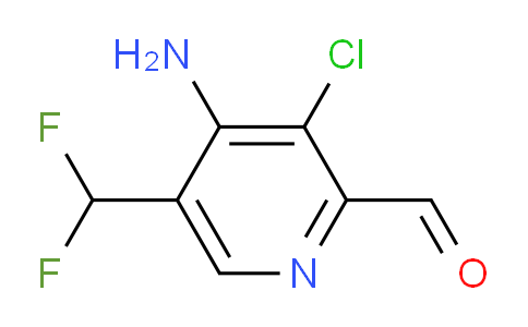 4-Amino-3-chloro-5-(difluoromethyl)pyridine-2-carboxaldehyde