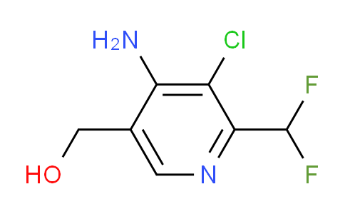 4-Amino-3-chloro-2-(difluoromethyl)pyridine-5-methanol