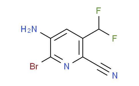 AM135412 | 1805337-72-7 | 3-Amino-2-bromo-6-cyano-5-(difluoromethyl)pyridine