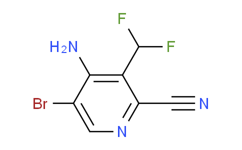 4-Amino-5-bromo-2-cyano-3-(difluoromethyl)pyridine