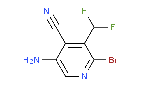 5-Amino-2-bromo-4-cyano-3-(difluoromethyl)pyridine