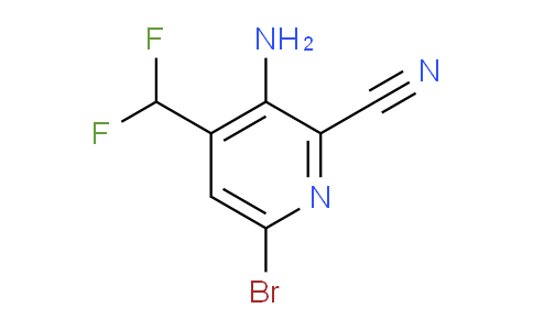 AM135439 | 1806788-52-2 | 3-Amino-6-bromo-2-cyano-4-(difluoromethyl)pyridine