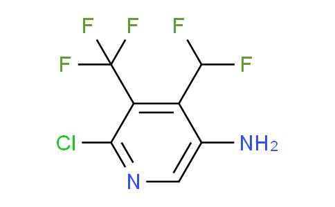 5-Amino-2-chloro-4-(difluoromethyl)-3-(trifluoromethyl)pyridine