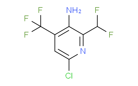 3-Amino-6-chloro-2-(difluoromethyl)-4-(trifluoromethyl)pyridine