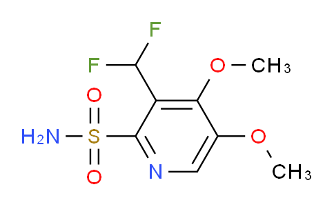 3-(Difluoromethyl)-4,5-dimethoxypyridine-2-sulfonamide