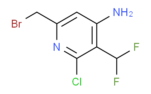 4-Amino-6-(bromomethyl)-2-chloro-3-(difluoromethyl)pyridine