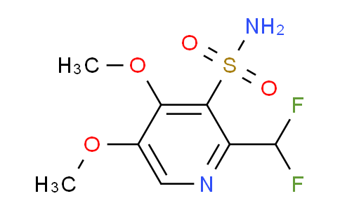 2-(Difluoromethyl)-4,5-dimethoxypyridine-3-sulfonamide
