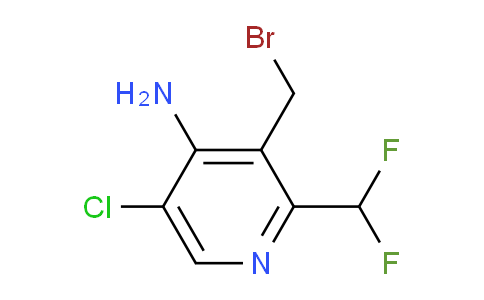 4-Amino-3-(bromomethyl)-5-chloro-2-(difluoromethyl)pyridine