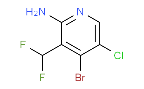 2-Amino-4-bromo-5-chloro-3-(difluoromethyl)pyridine