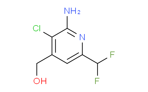 2-Amino-3-chloro-6-(difluoromethyl)pyridine-4-methanol