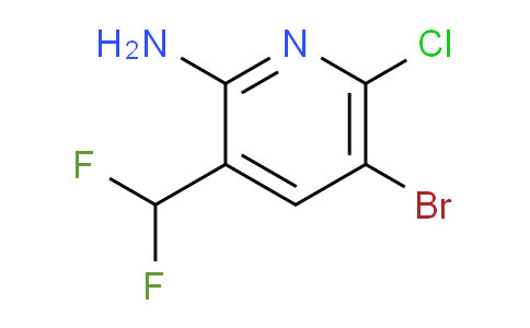 2-Amino-5-bromo-6-chloro-3-(difluoromethyl)pyridine