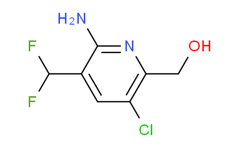 2-Amino-5-chloro-3-(difluoromethyl)pyridine-6-methanol