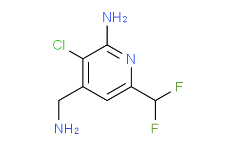 2-Amino-4-(aminomethyl)-3-chloro-6-(difluoromethyl)pyridine