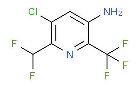 AM135540 | 1805328-24-8 | 3-Amino-5-chloro-6-(difluoromethyl)-2-(trifluoromethyl)pyridine
