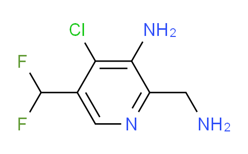 3-Amino-2-(aminomethyl)-4-chloro-5-(difluoromethyl)pyridine