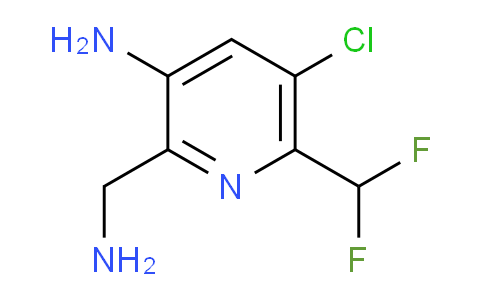 3-Amino-2-(aminomethyl)-5-chloro-6-(difluoromethyl)pyridine