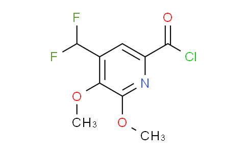 4-(Difluoromethyl)-2,3-dimethoxypyridine-6-carbonyl chloride
