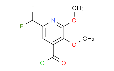 6-(Difluoromethyl)-2,3-dimethoxypyridine-4-carbonyl chloride