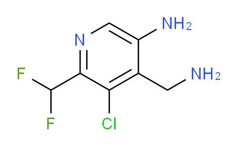 5-Amino-4-(aminomethyl)-3-chloro-2-(difluoromethyl)pyridine