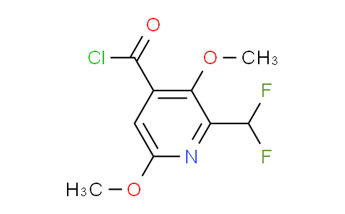 2-(Difluoromethyl)-3,6-dimethoxypyridine-4-carbonyl chloride
