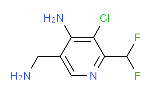 4-Amino-5-(aminomethyl)-3-chloro-2-(difluoromethyl)pyridine