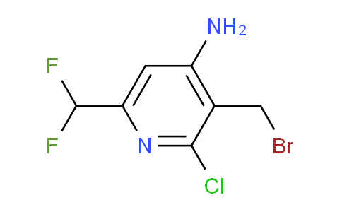 4-Amino-3-(bromomethyl)-2-chloro-6-(difluoromethyl)pyridine