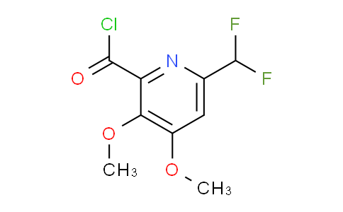 6-(Difluoromethyl)-3,4-dimethoxypyridine-2-carbonyl chloride