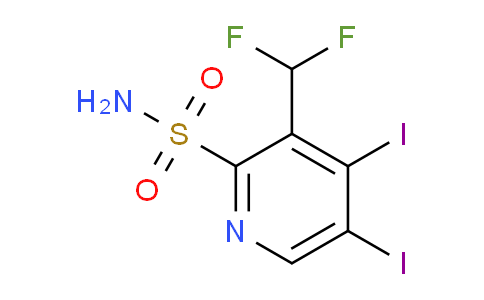 AM135600 | 1805323-96-9 | 3-(Difluoromethyl)-4,5-diiodopyridine-2-sulfonamide