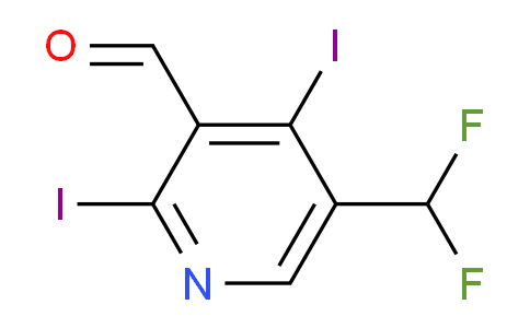 AM135609 | 1806787-57-4 | 5-(Difluoromethyl)-2,4-diiodopyridine-3-carboxaldehyde