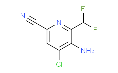 AM135666 | 1804722-74-4 | 3-Amino-4-chloro-6-cyano-2-(difluoromethyl)pyridine