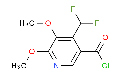 4-(Difluoromethyl)-2,3-dimethoxypyridine-5-carbonyl chloride