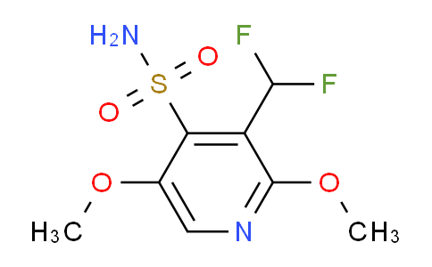3-(Difluoromethyl)-2,5-dimethoxypyridine-4-sulfonamide