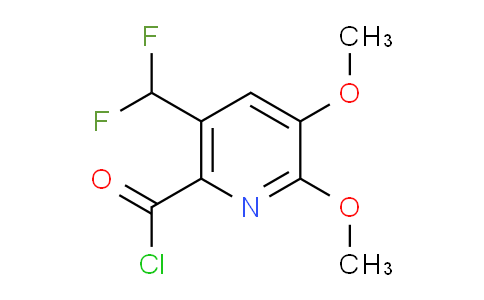 5-(Difluoromethyl)-2,3-dimethoxypyridine-6-carbonyl chloride