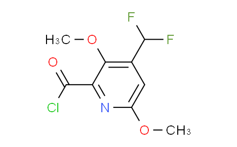 4-(Difluoromethyl)-3,6-dimethoxypyridine-2-carbonyl chloride