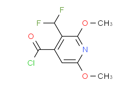 3-(Difluoromethyl)-2,6-dimethoxypyridine-4-carbonyl chloride